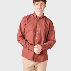 Klitmøller Collective - Basic shirt - Terracotta - S