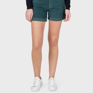 Klitmøller Collective - Bella cord shorts - Moss Green - 25