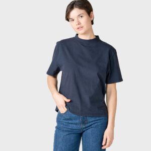 Klitmøller Collective - Uma mock tee - Navy - XS