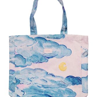 Maanesten - Taske - Totebag Moonshine Rose - Blue
