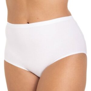 Miss Mary Organic Cotton Maxi Panty Trusser Hvid bomuld 34/36 Dame