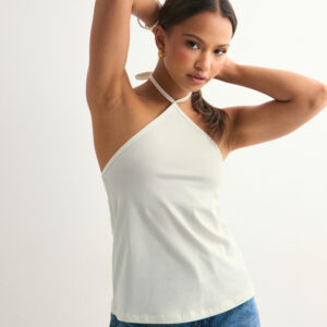 Nelly - Sort - Halterneck Loose Top
