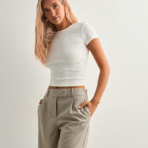 Only - Beige - Onllinda Hw Mel Shorts Tlr Noos