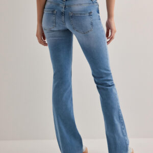 Only - Blå - Onlblush Lw Flared Dnm REA155 Noos