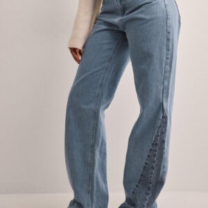 Only - Blå - Onlcobain Reg Wide Colour Bl Dnm Cr