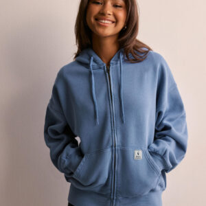 Polo Ralph Lauren - Blå - Wrkwr Flc Fz-Long Sleeve-Sweatshirt