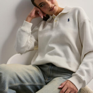 Polo Ralph Lauren - Hvid - Polo Po Flc-Long Sleeve-Sweatshirt