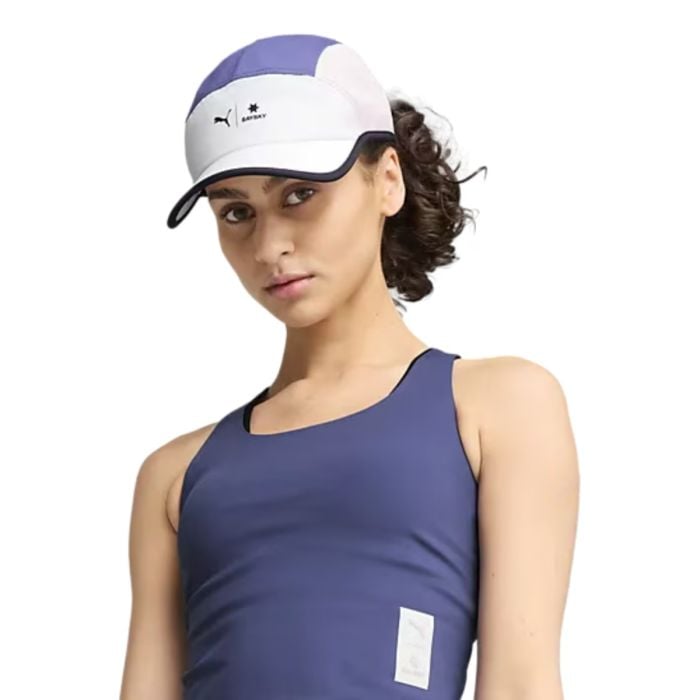 Puma 5 Panel Cap Saysky Str. One Size Hvid / Lilla Puma 5 Panel Cap Saysky Str. One Size Hvid / Lilla