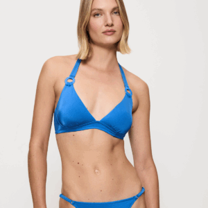 Triumph Midnight bikini top uden bøjle, blå, Størrelse: 38D, Dame