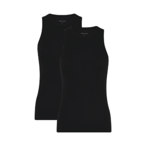 Urban Quest 2-Pack Women Bamboo Tank top, sort, Størrelse: XS, Dame