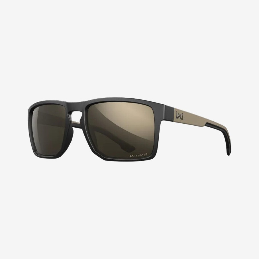 Wiley X - Founder solbrille (Matte Black/Tan) Wiley X - Founder solbrille (Matte Black/Tan)