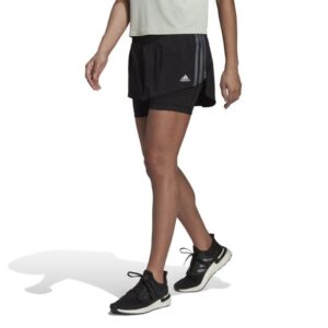 adidas Run Icons 3-stripes 2-i-1 Nederdel XS - Komfortabel & Miljøvenlig Dame Løbetøj