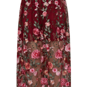 A-View - Nederdel - Fuschia Skirt - Bordeaux/Rose