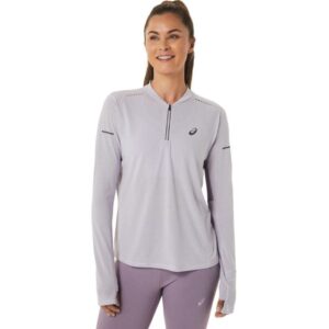 ASICS Metarun Half-zip LS Top M - Åndbar, Reflekterende Lilla Trøje til Dame, Str. M