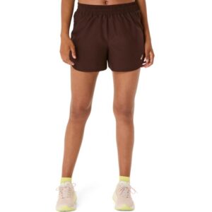 Asics Nagino Run 4 Inch Shorts Str. S Brun