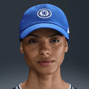 Blød Chelsea F.C. Club Nike Football-kasket - blå