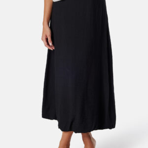 Bubble Hem Midi Skirt