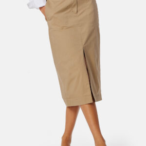 Chino Slit Skirt