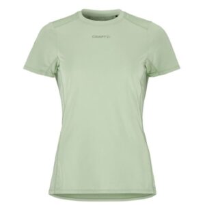 Craft Adv Essence SS Tee Str. M Grøn - Letvægts T-shirt til Løb for Damer