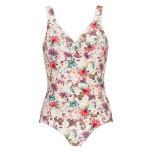 Damella Fiona Swimsuit Pattern Blomstret 38 Dame