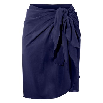 Damella Greta Basic Mesh Sarong Marineblå One Size Dame Damella Greta Basic Mesh Sarong Marineblå One Size Dame