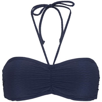 Damella Olivia Textured Padded Bikini Bra Marineblå nylon 38 Dame Damella Olivia Textured Padded Bikini Bra Marineblå nylon 38 Dame