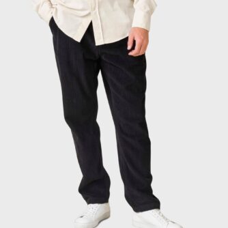 Klitmøller Collective - Kristian cord pants - Black - 28