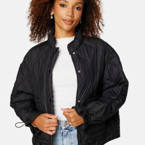 Line Short Quilted Jacket
