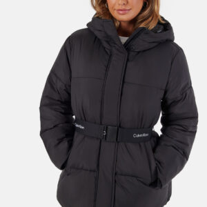 Logo Belt Short Puffer