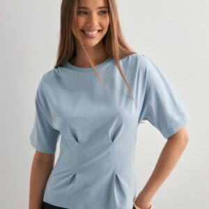 Nelly - Blå - Waist Focus Tee