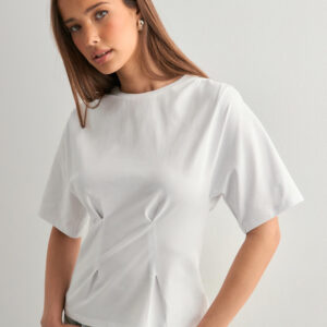 Nelly - Hvid - Waist Focus Tee