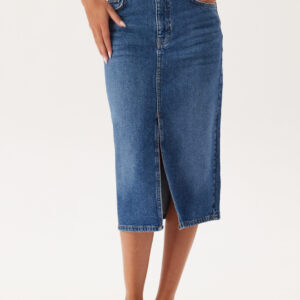 Objellen Mw Midi Denim Skirt
