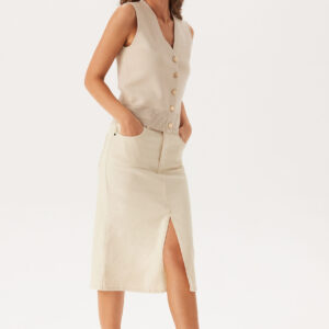 Objellen Mw Midi Twill Skirt