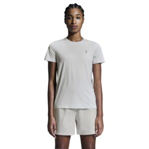 On Core T-Shirt Str. M Dame - Grå, let og åndbar t-shirt til løb og træning