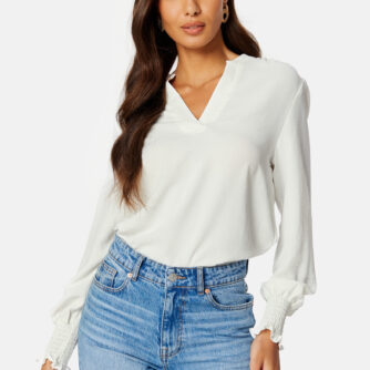 Onlmette V-Neck Smock Top