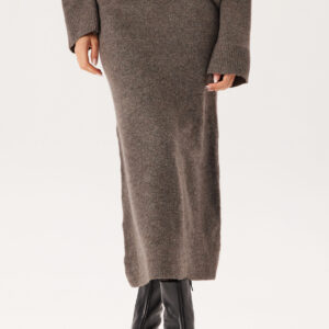 Pcnuna Mw Ankel Slit Knit Skir