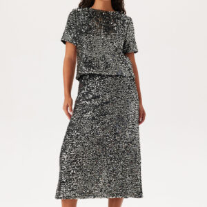 Pcserena Sequin Hw Midi Skirt