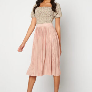 Pliss Midi Skirt
