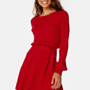 Rib Knitted Skater Dress