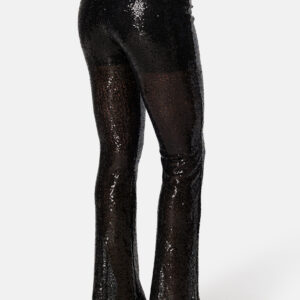 Sequins Flared HW Pants
