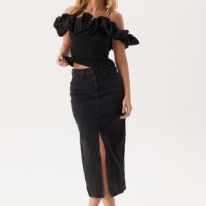 Vijaf Hw Midi Denim Skirt-noos
