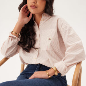 Woven Label Relaxed Shirt