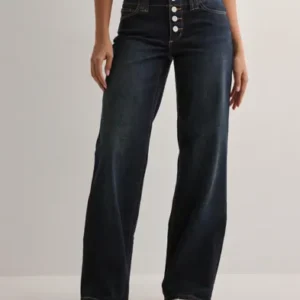 Abrand Jeans - Blå - 99 Low Wide Halle
