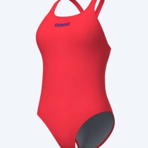Arena badedragt til damer - Solid Swim Pro - Lyserød