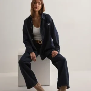 Calvin Klein Jeans - Blå - Oversized Ls Denim Shirt