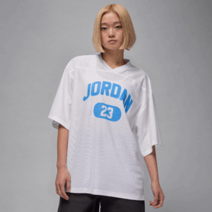 Jordan Brooklyn-trøje i mesh til kvinder - hvid
