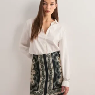 Malina - Mønstret - Tayla a-line mini skirt