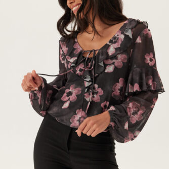 Mesh Frill Top