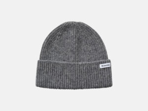 Beanie hue | 100% uld | Lys grå