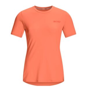 CEP Run Shirt Rund Hals Korte Ærmer Str. L Orange - Optimal komfort til løbetræning